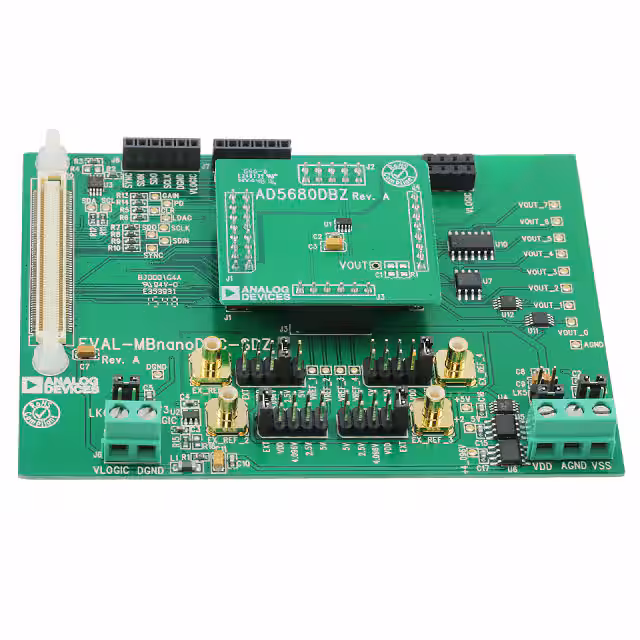 EVAL-AD5680DBZ Analog Devices Inc.  Cartes d'évaluation - Convertisseurs numériques-analogiques (DAC)